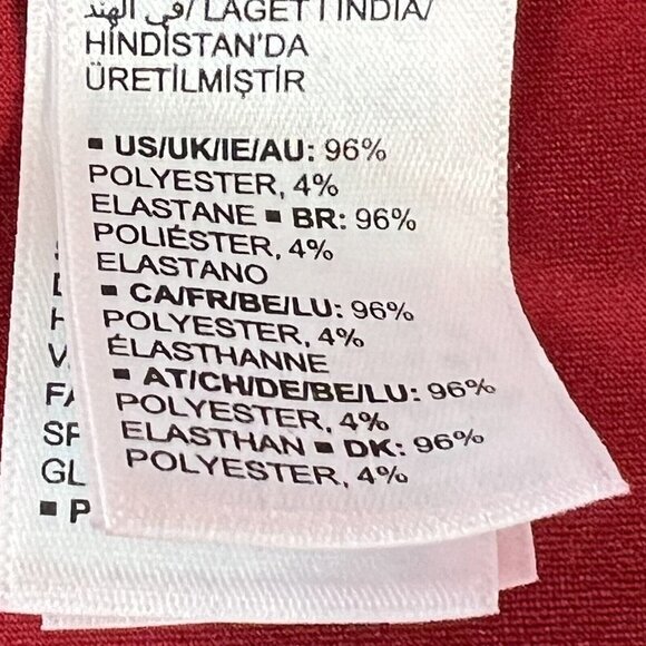 Making The Cut Skirt Jeanette's Maxi Hi Lo Pleated Skirt NWT Size XS Red Satin - Picture 11 of 13